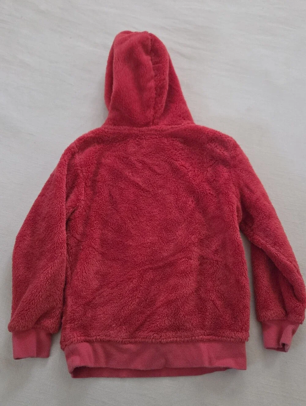 H&m Sesame Street Elmo Plush Hoodie Sweater Red 4t 5t